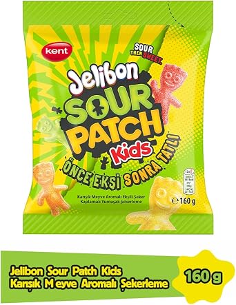Jelibon Sour Patch Kids Karışık Meyve Aromalı Şekerleme 160g