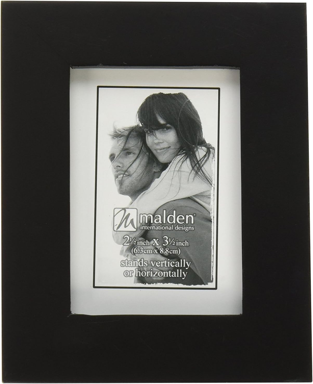 Malden 8x10 Picture Frame - Wide Real Wood Molding, Real Glass (4-Pack) - Black