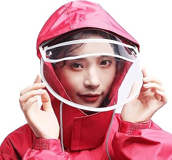 Veste De Pluie Imperméable Légère Pour Femme Avec Capuche Pour Cyclisme (couleur : Rose, Taille : XL