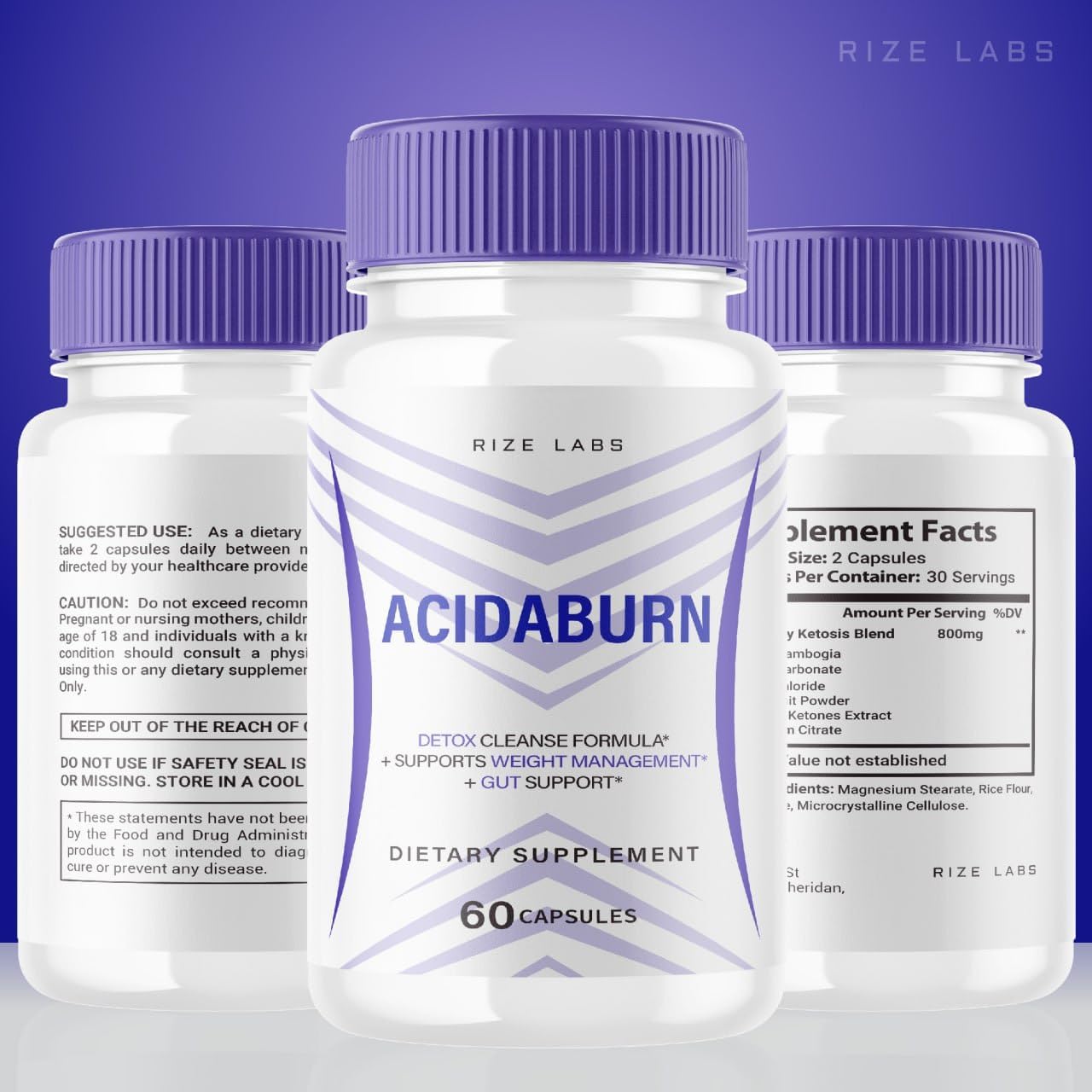 (2 Pack) Acidaburn Capsules, Acidaburn Advanced Pill for Healthy Weight Loss, Acidaburn Active Lifestyle for a Better Life, Acidaburn Maximum Strength Formula, Acidaburn Reviews (120 Capsules)