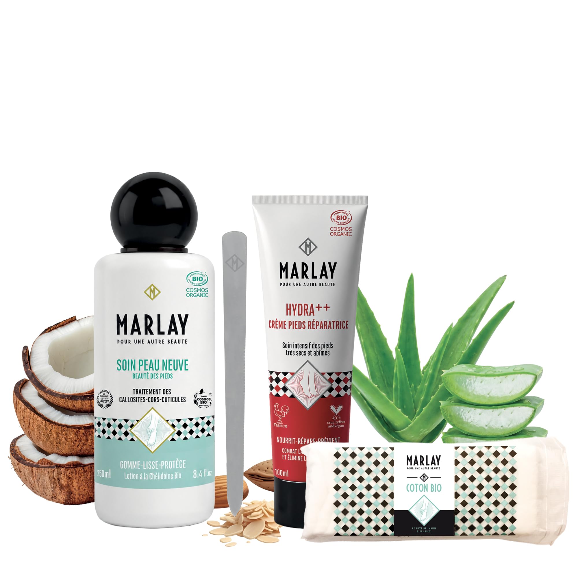 Marlay Cosmetics - Kit per la cura dei piedi molto secchi e danneggiati