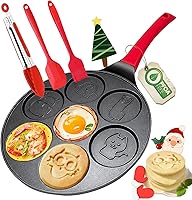 Vista 10 de Sartén para Freír Huevos, Máquina para Hacer Panqueques, Sartén para Cocinar Huevos, Mini Sartén para Tortillas y Panqueques, Sartén Antiadherente