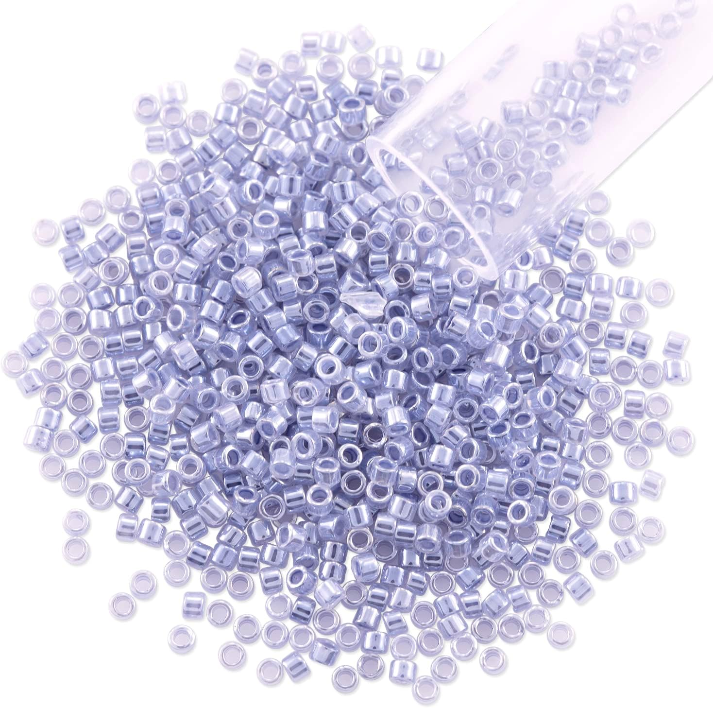 Miyuki Delica Seed Bead 11/0 Ceylon Lilac Grey (36 Grams)
