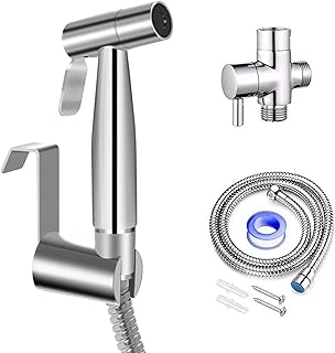 Cadrim Handheld Bidet Sprayer - Bidet Toilet Sprayer Set, Muslim Shower for Self Cleaning, Baby Cloth Diaper Sprayer, Bathroom Jet Spray for Personal Hygiene, Shattaf, Pet Shower