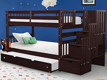 3 single bunk beds