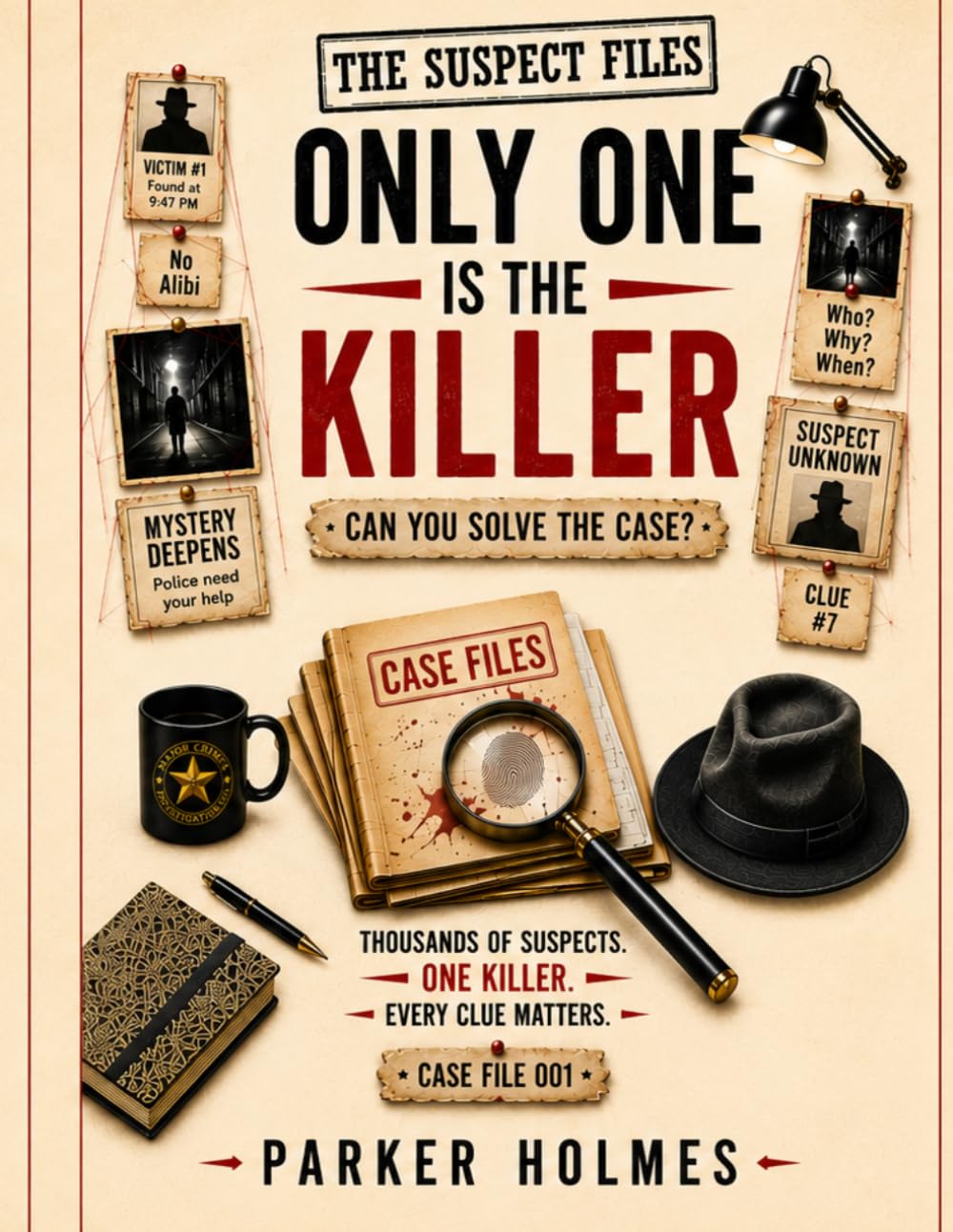 Only One Is the Killer: A Murder Mystery Name Puzzle • Thousands of Suspects • One Killer • Every Clue Matters