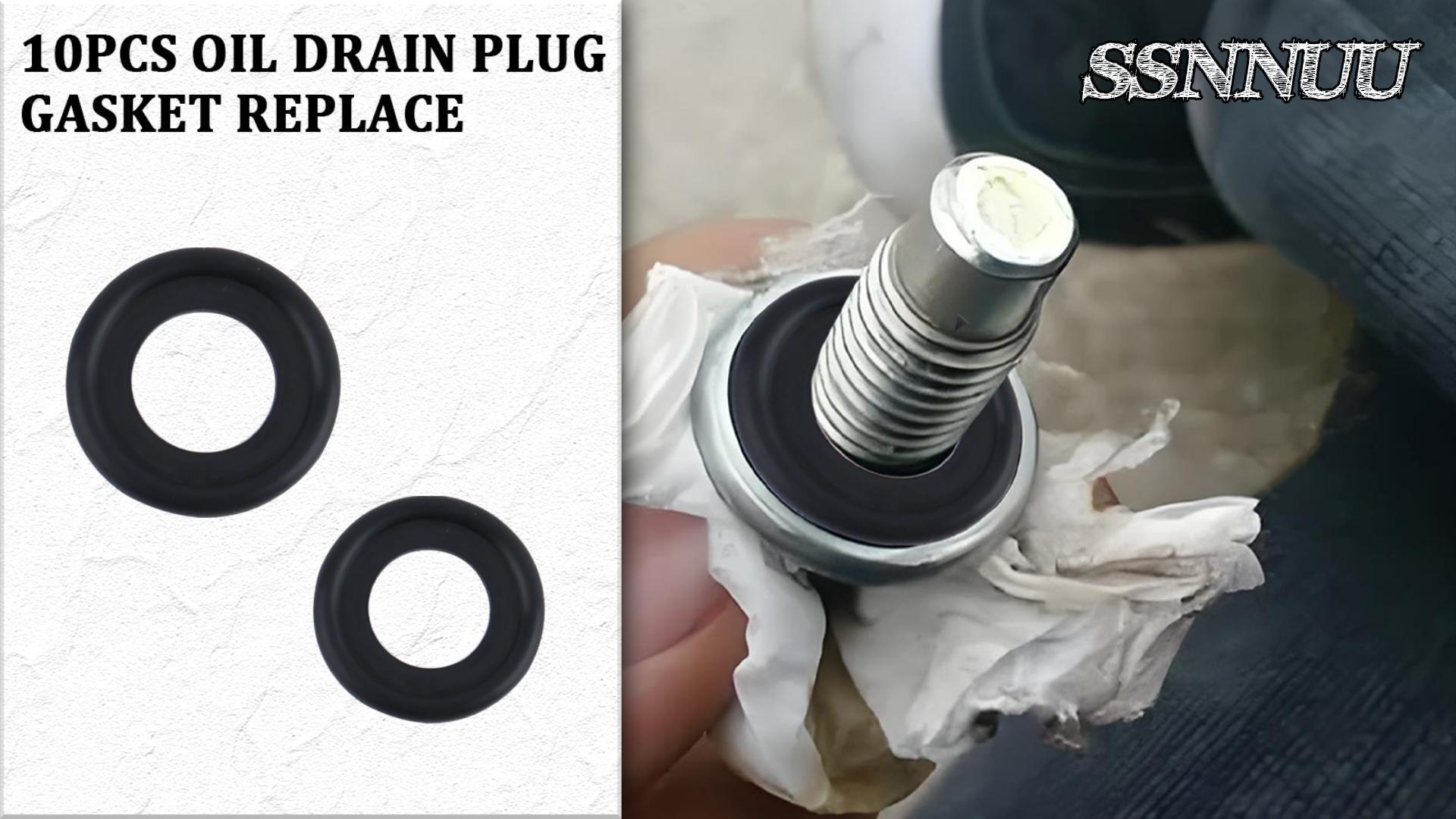 Oil Plug Gasket 25 Pack M14 Metal Rubber Oil Drain Plug Gaskets - Fits Ford & Lincoln Vehicles, Part #097-025 Oil Drain Plug Gasket Kit - Foto 13