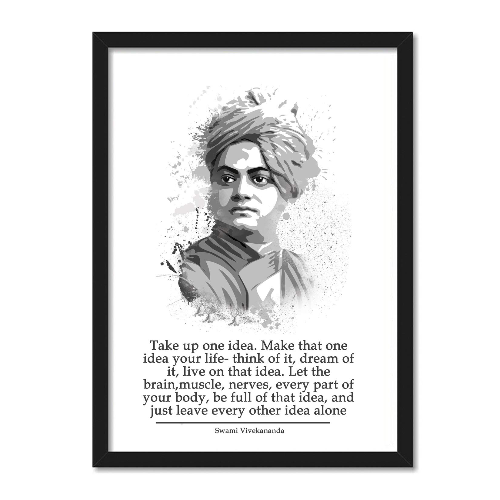 Sponsored Ad - Good Hope Swami Vivekananda Framed Poster – Inspirational Wall Art – 10x13 Inch Matte Finish – Spiritual Decor for Home, Office, Yoga Room, Study – Gift for Motivational & Religious Purpose
