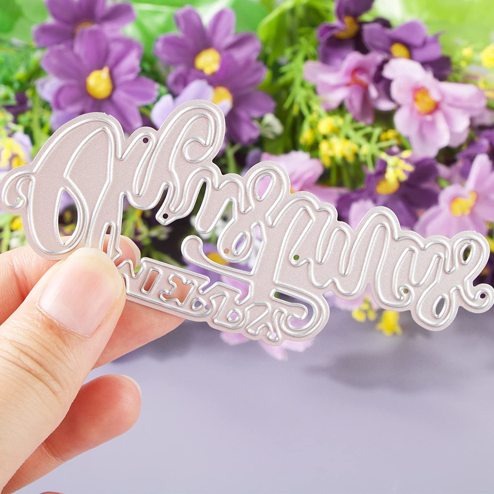 3 Pezzi Fustelle Natale Fustelle in Metallo Natalizie Cutting Dies Fustelle Stencil per Biglietto d'auguri Inviti Fai Da Te Scrapbooking Album