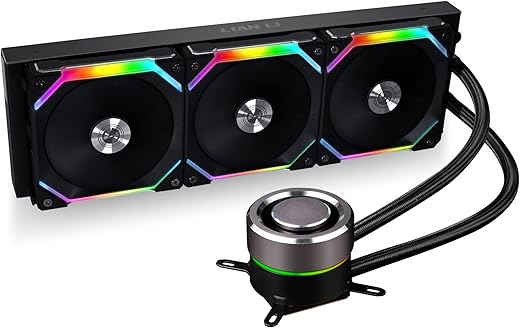 Lian Li Galahad 360 ARGB UNI Fan SL Edition – Black All-in-one Liquid CPU Cooler/AIO | Support Intel: LGA 115X,LGA 1200,LGA1700 & AMD: AM4,AM5 -…
