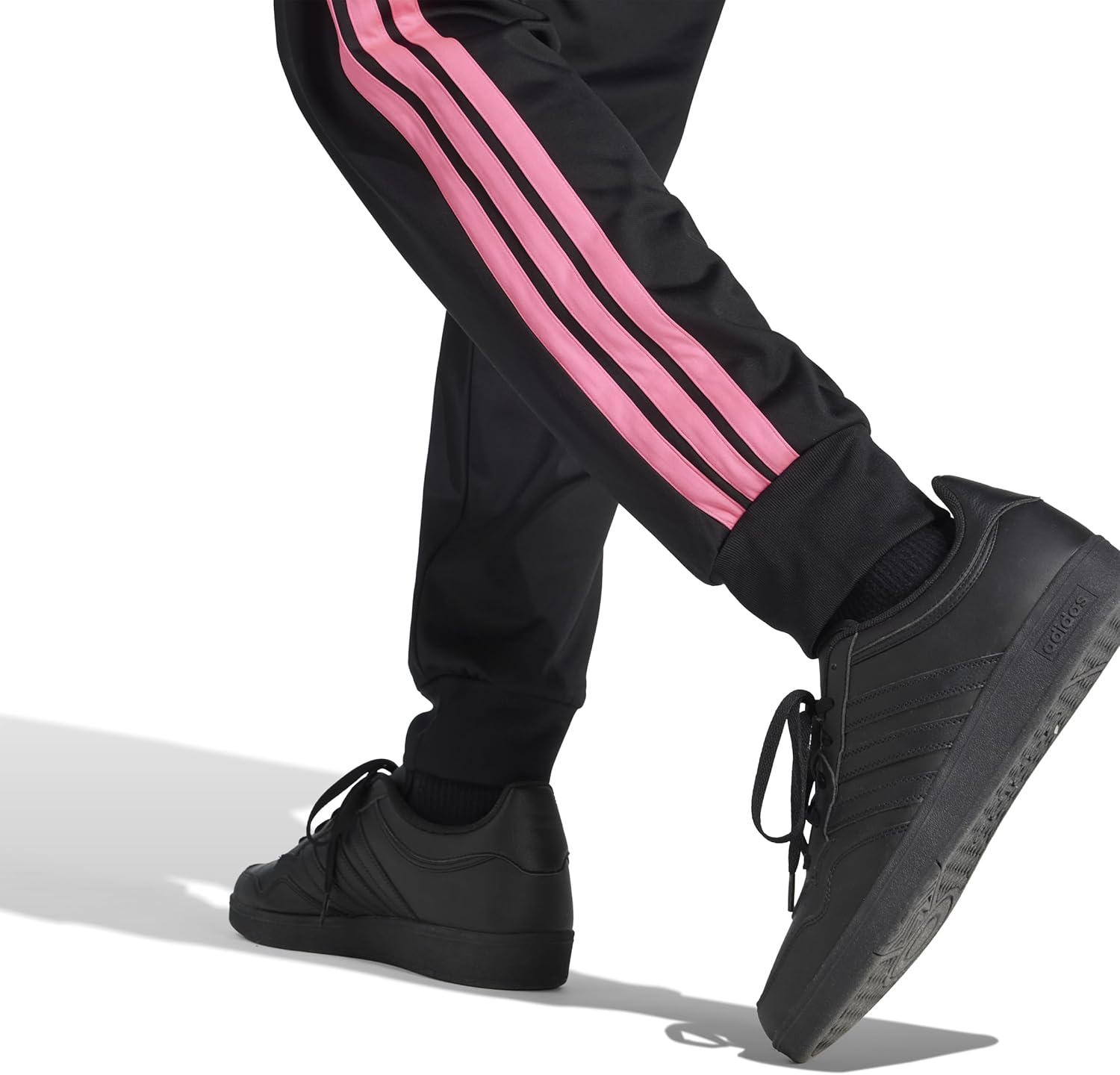 adidas Men's 3-Stripes Tricot Tapered Track Pants - Image 3