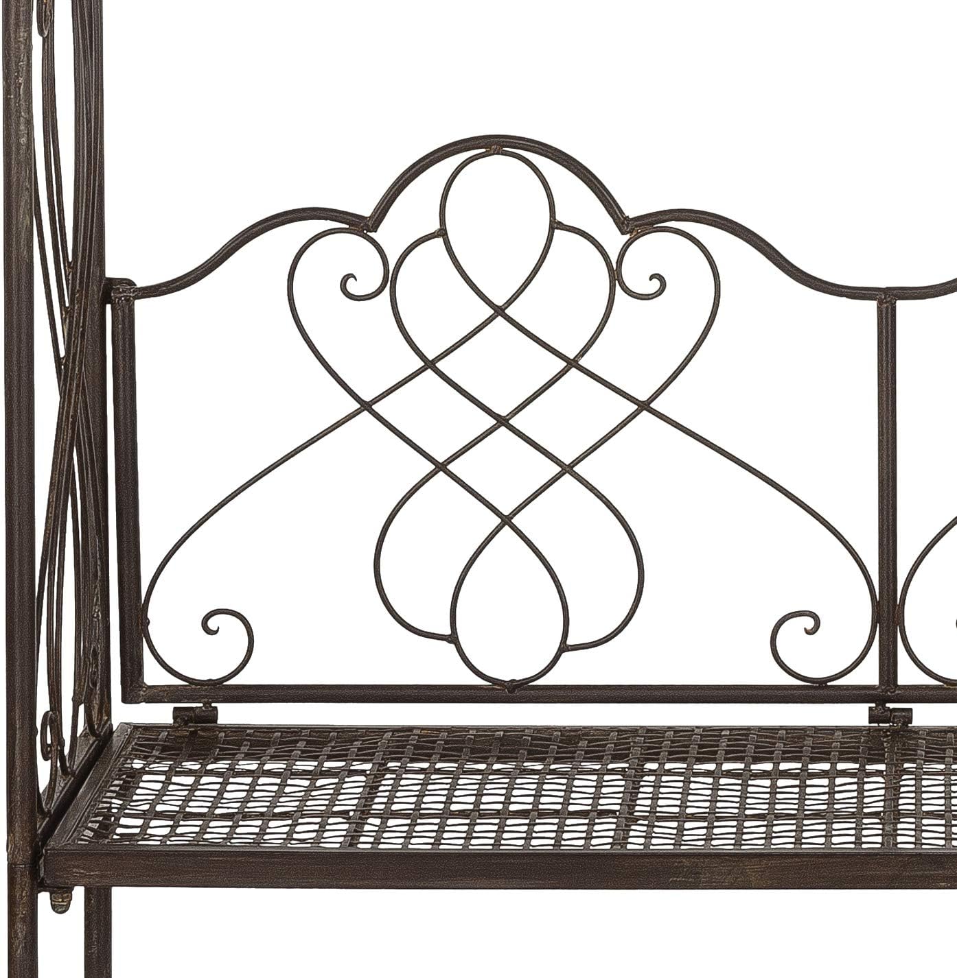 Safavieh Outdoor Collection Eloise Rustic Brown Arbor