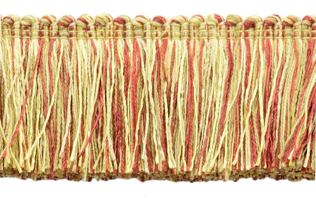 Frange à brosse de 51mm pour rideaux et coussins en pack de 4,6m