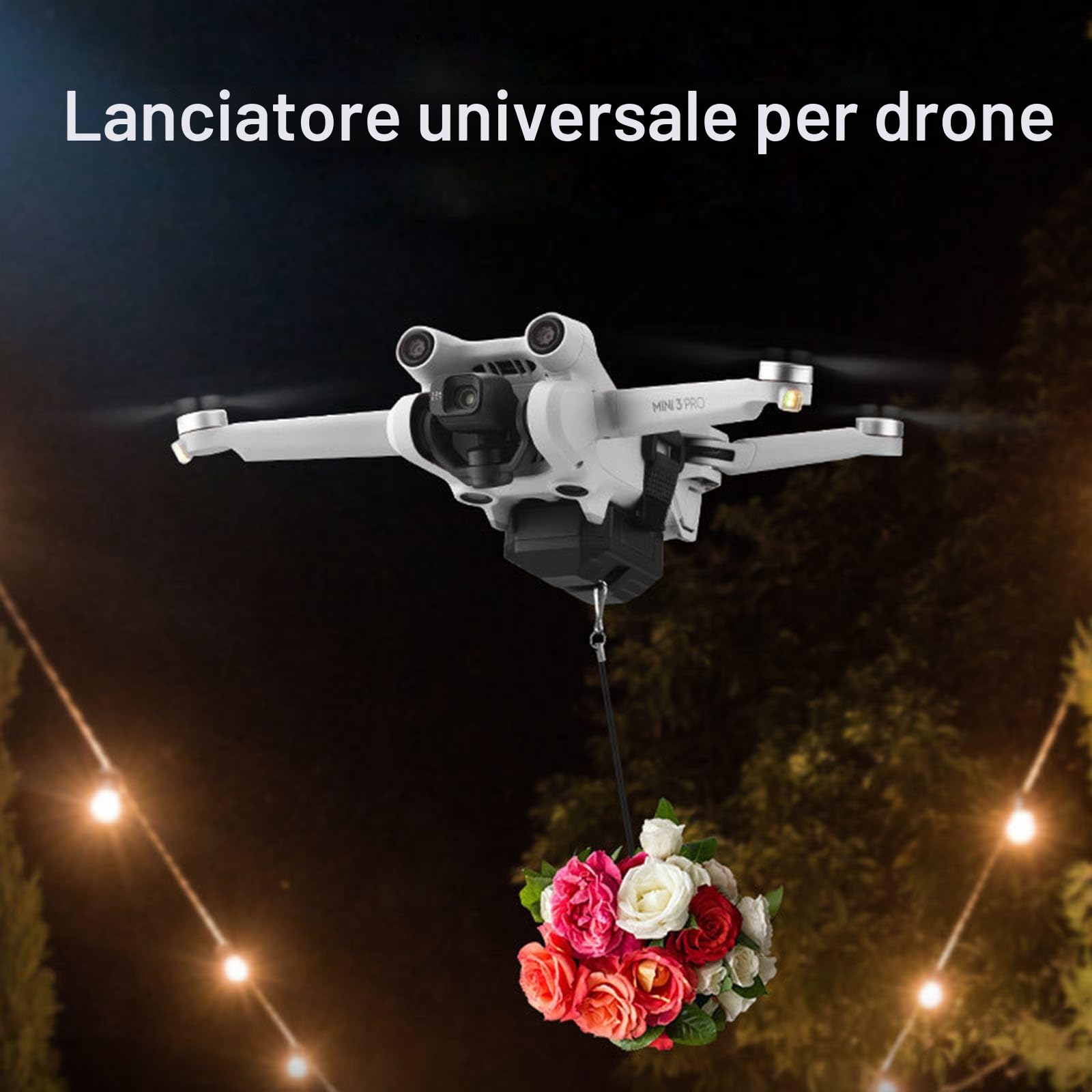 Drone Airdrop System universale per DJI Mavic 3 / Mini 3 Pro/Mavic Air 2 / Air 2S / Mavic Pro Drone Thrower Trasporto Delivery Release Drop Device