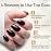 Born Pretty Gel Nail Polish No Wipe Top Coat-15ml Clear Nail Polish Shiny Long Lasting Top Gel for Clear Nail Gel and Acrylic Nails, for Home DIY and Nail Salon