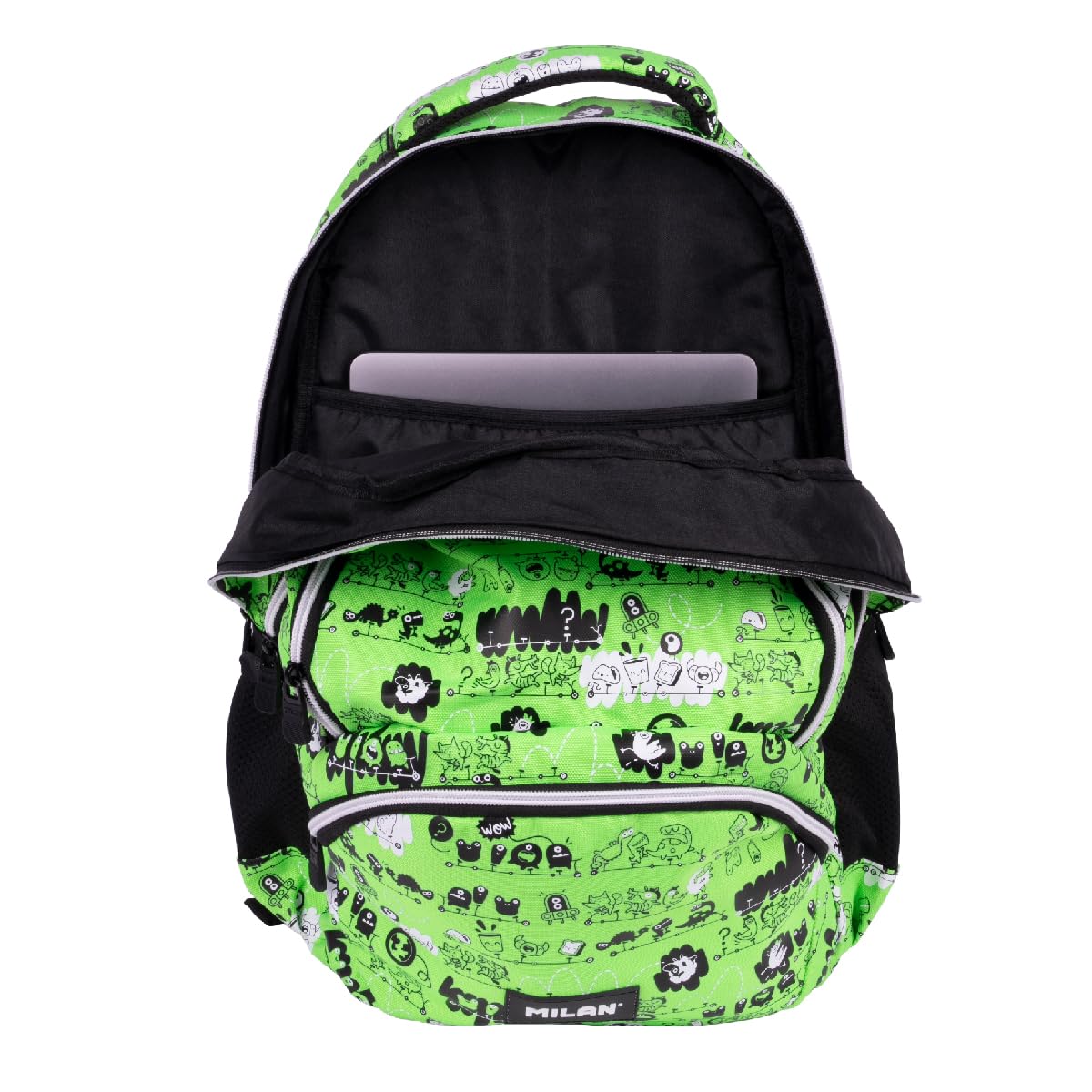MILAN® Mochila escolar 4 cremalleras (25 L) serie especial Tandem 2