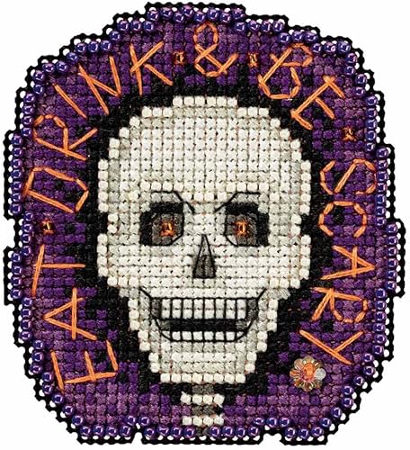 Be Scary MH181725 - Kit de adorno de punto de cruz con cuentas para Mill Hill 2017