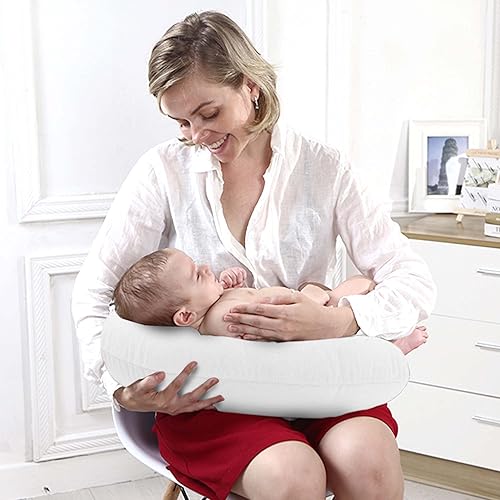 Miniatura 9 de LAT - Almohada de lactancia impermeable y posicionador almohada de lactancia materna para mamá cojín de alimentación de algodón suave para niños y