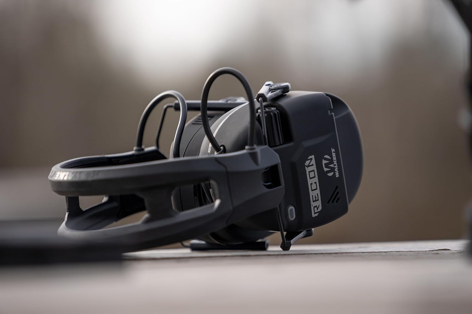 WALKER'S Recon Digital Muffs - Durable IPX4 Weather-Resistant HD Speakers Hunting Range Shooting Hearing Protection Electronic Muffs, 3.5mm Audio Jack, 2 AAA Batteries Included, Black - Image 9