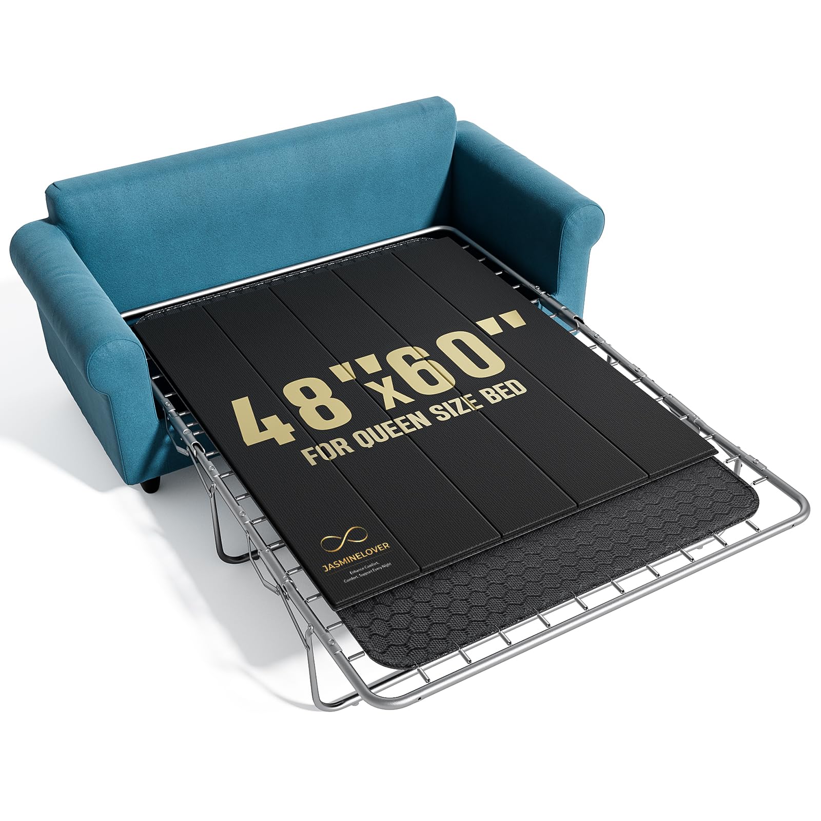 Sleeper Sofa Support Board Queen Size 48"x60" - Heavy Duty Reinforced Wood Sofa Bed Support Board for Pull Out Couch Mattress, Anti-Sag Frame Shield with Universal Fit