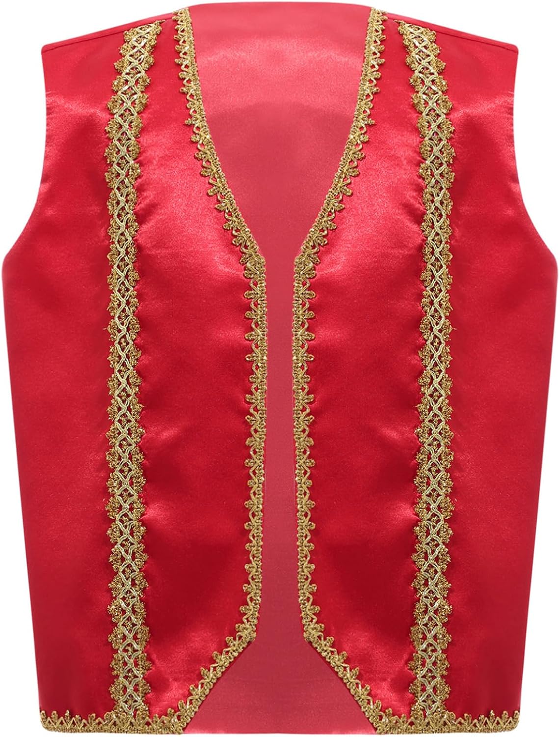 Kids Boys Arabian Prince Outfit Sleeveless Vest Waistcoat Halloween Carnival Fancy Party Dress Up
