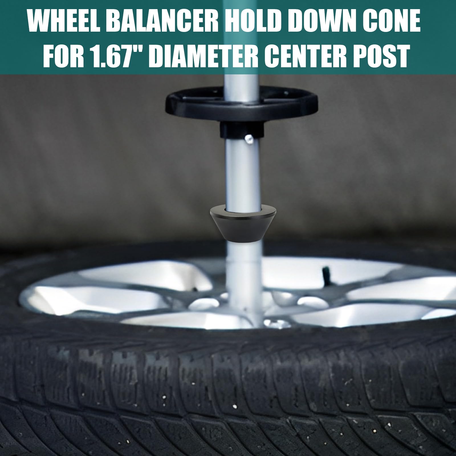 FWUNYVN Manual Tire Changer Centering Cone, Stable Wheel