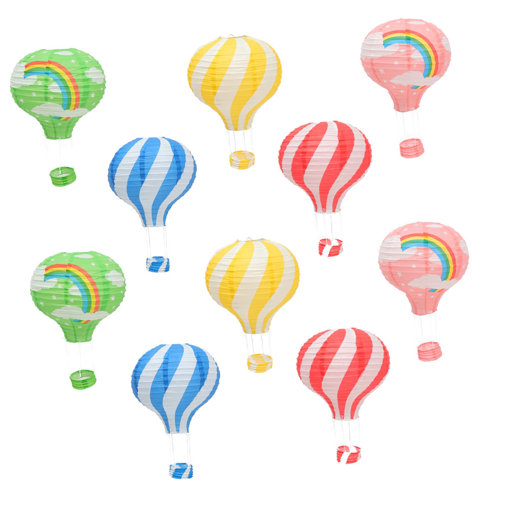 Lanternes Papier Réutilisables : Décoration Suspendue Écologique pour Fête sans Déchets