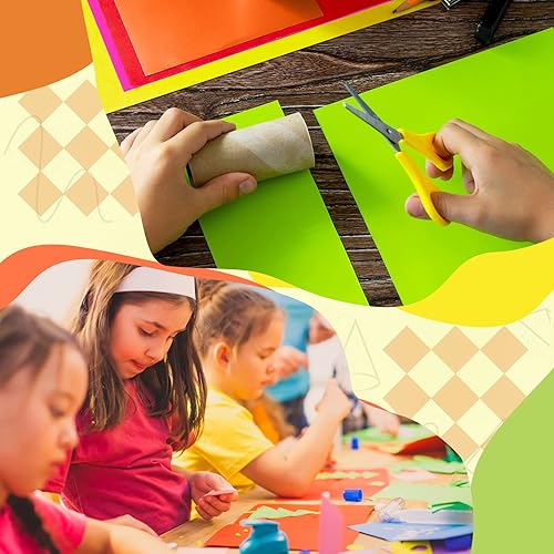 Miniatura 6 de Tablero de póster de neón de 25 hojas de 22 x 28 pulgadas, tablero de póster grande fluorescente de colores surtidos, dibujo de cartulina de papel