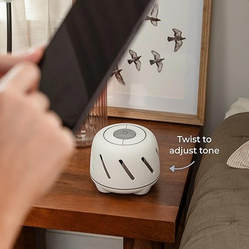 Miniatura 6 de Yogasleep Dohm Connect, máquina de sonido de ruido blanco, controles basados en aplicaciones, sonidos relajantes de un ventilador real, temporizador