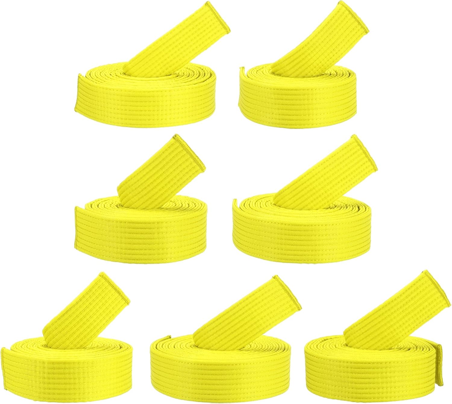 PATIKIL Taekwondo Colored Ranking Belts, Polyester BJJ Martial Arts Colored Ranking Belt for Coach Teaching Practice