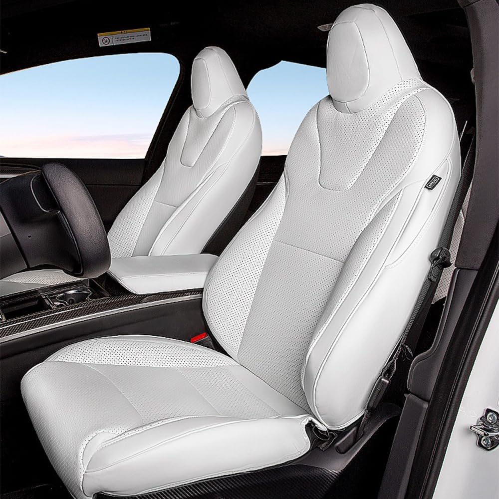 Compatible with Tesla Model X 2023 Car Seat Covers Full Set
