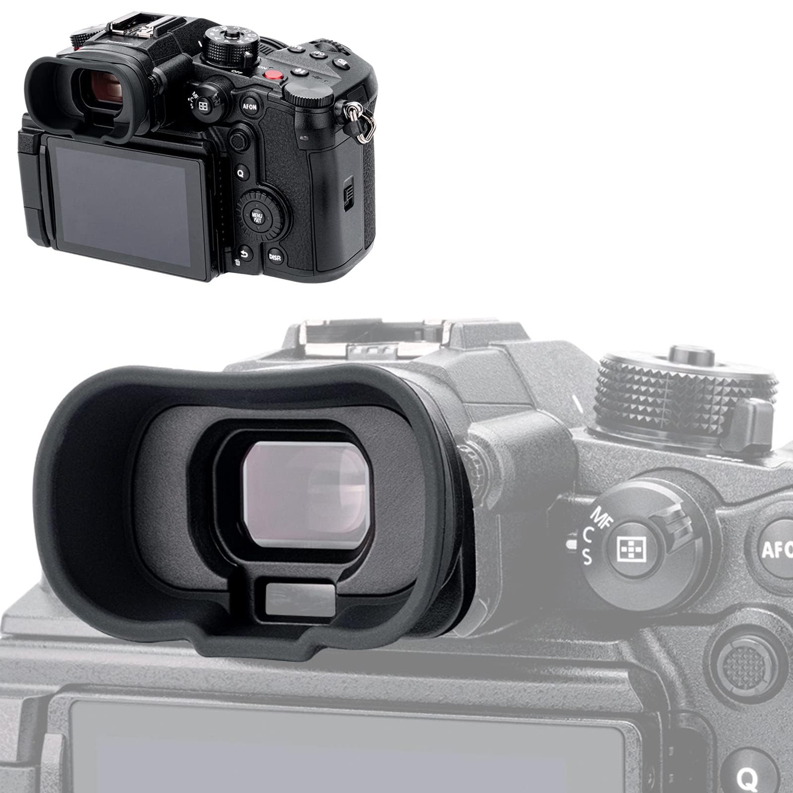 Große Augenmuschel Silikon für Panasonic GH7 GH6 GH5S GH5 Ersetzt Panasonic 4YE1A561Z Okular