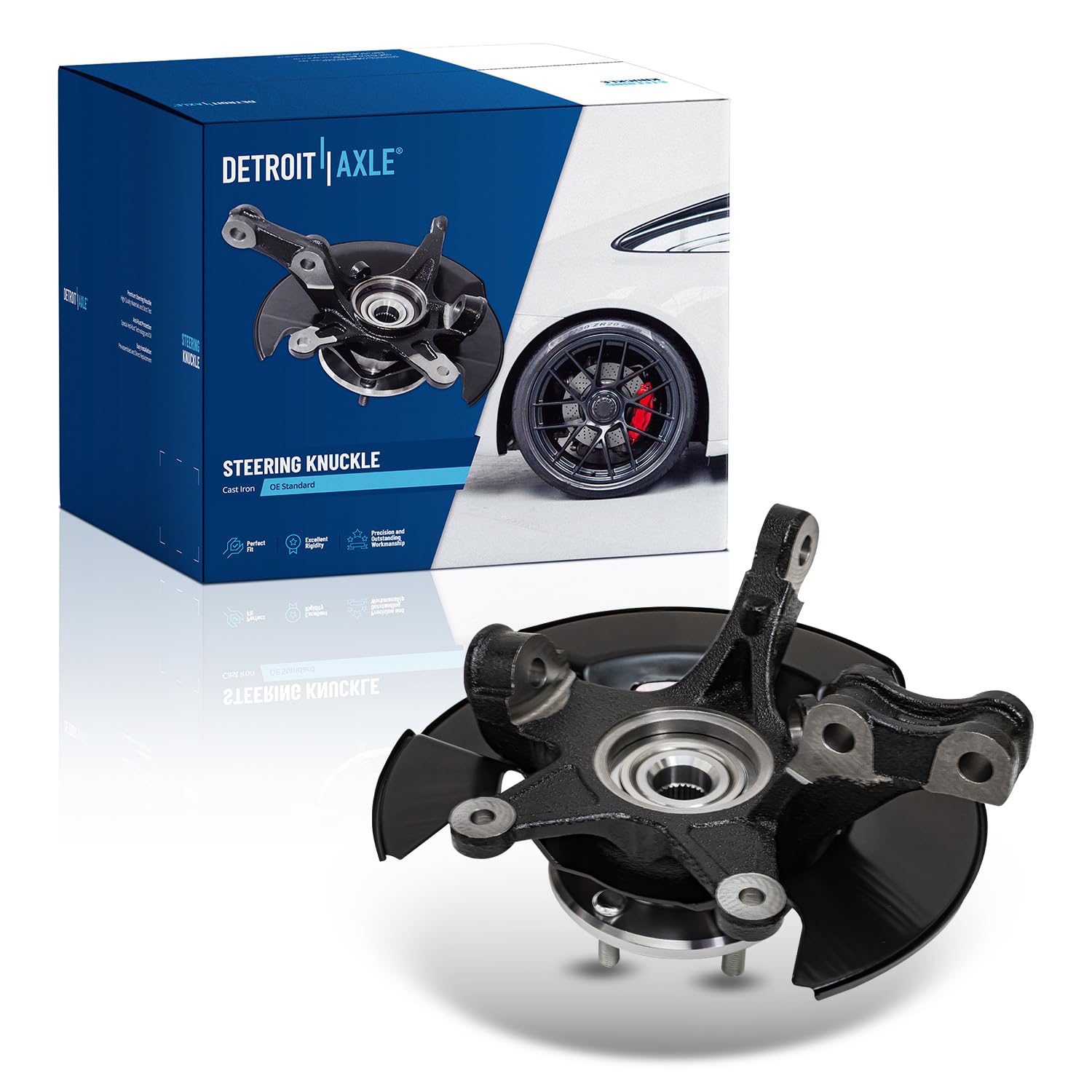Amazon.com: Detroit Axle - Front Left Steering Knuckle for 05-08