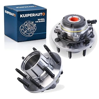 KUIPERAUTO 515020 4WD Only Pair Front Wheel Hub Bearing Assembly Compatible for 1999-2004 Ford F-250 F-350 Super Duty Compatible for 2000-2002 Ford Excursion 8 Lugs w/ABS