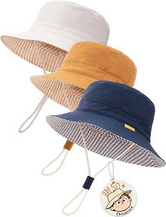 FURTALK Baby Sun Hat for Boys Girls Toddler Summer Bucket Hats Kids UPF 50+ Beach Hat