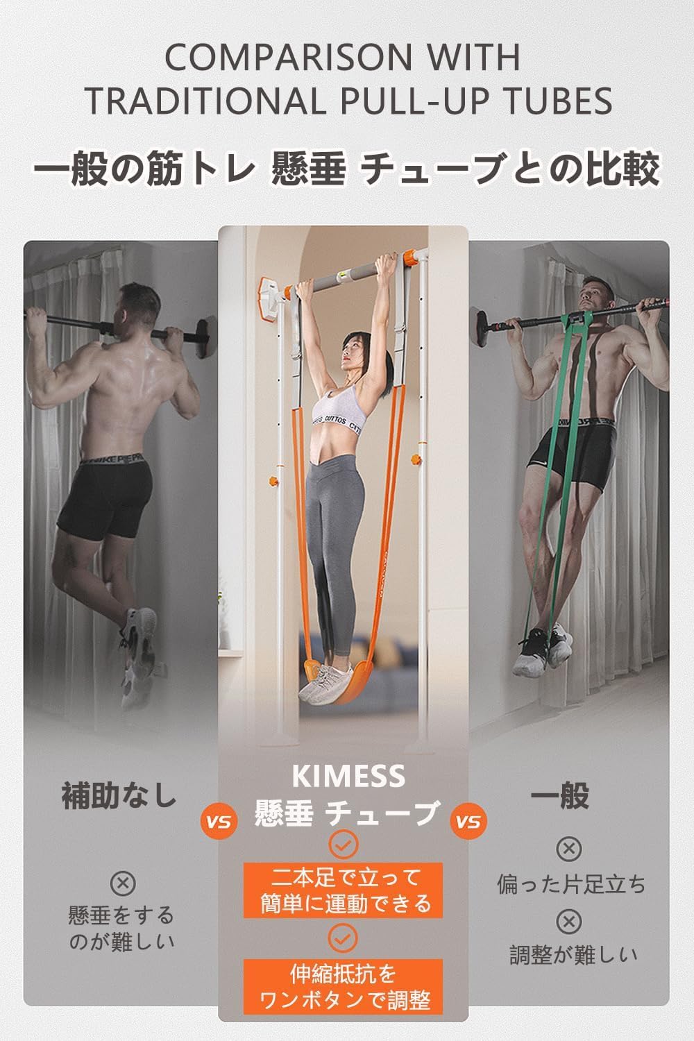 Amazon | 懸垂 補助 トレーニング チンニング アシスト 筋トレ 懸垂