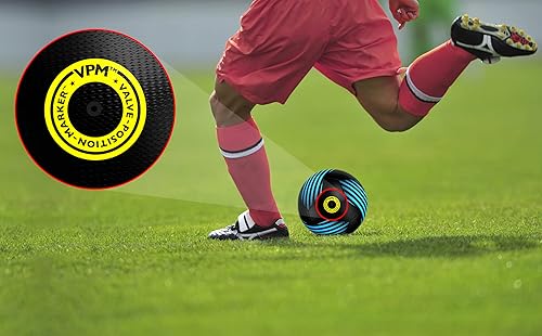 Miniatura 5 de Balón de fútbol Millenti tamaño 5  Reverse Bend-It  Balón de fútbol con alta visibilidad, fácil de rastrear  Balones de fútbol oficial con unión