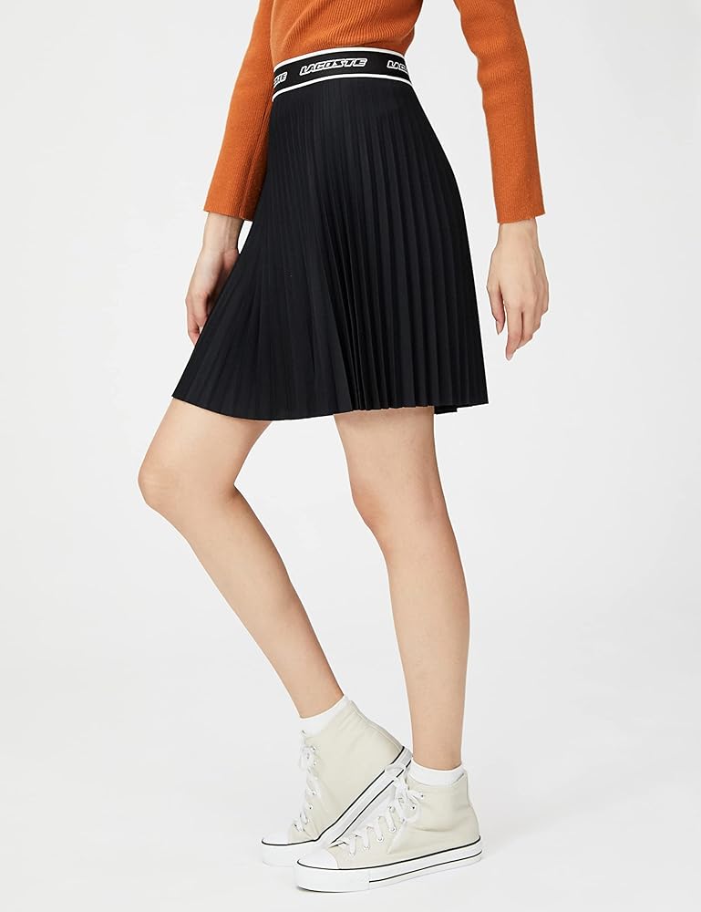 Amazon.co.jp: [ラコステ] [公式] ウェストジャカードプリーツスカート