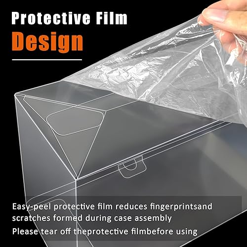 Miniatura 4 de Funda protectora de plástico transparente para figuras Funko-Pop, funda protectora compatible con Funko Pop, paquete de 2 cajas de figuras, paquete