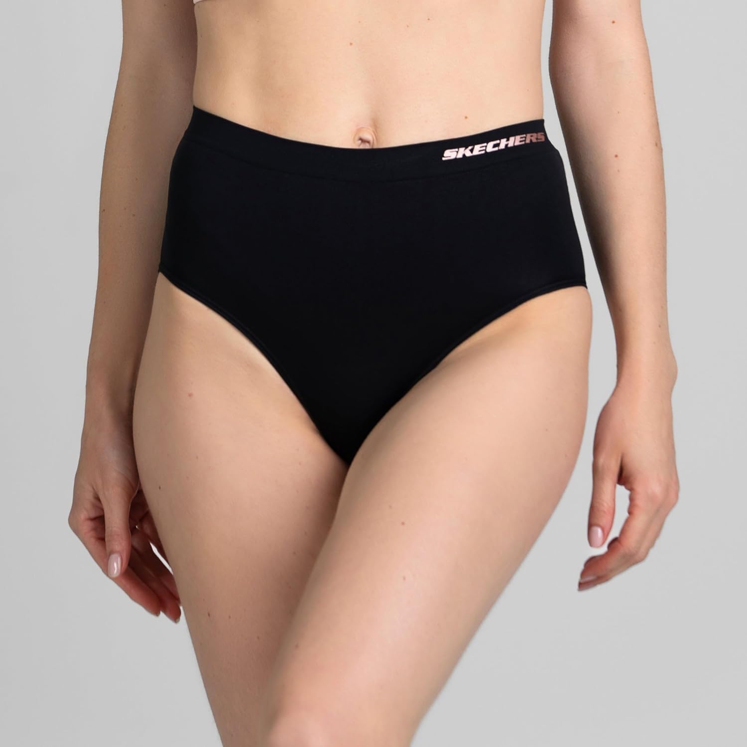 Skechers 5 Pack Womens Briefs, Seamless Underwear Panties, Ropa Sin Costuras Para Mujeres - Image 2