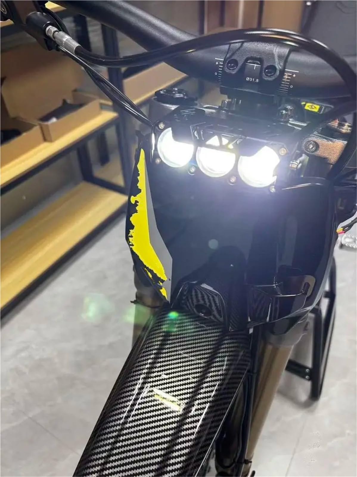 Faro Anteriore per Moto per Talaria per Sting R Dirt Bike Kit Faro A LED Anteriore Barra Luminosa A Plug And Play