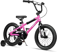 Vista 34 de 12 14 16 18 Inch Kids Bike BMX Style Bicycle with Training Wheels Coaster Brake for 2-10 Years Old Toddlers Boys Girls Multiple