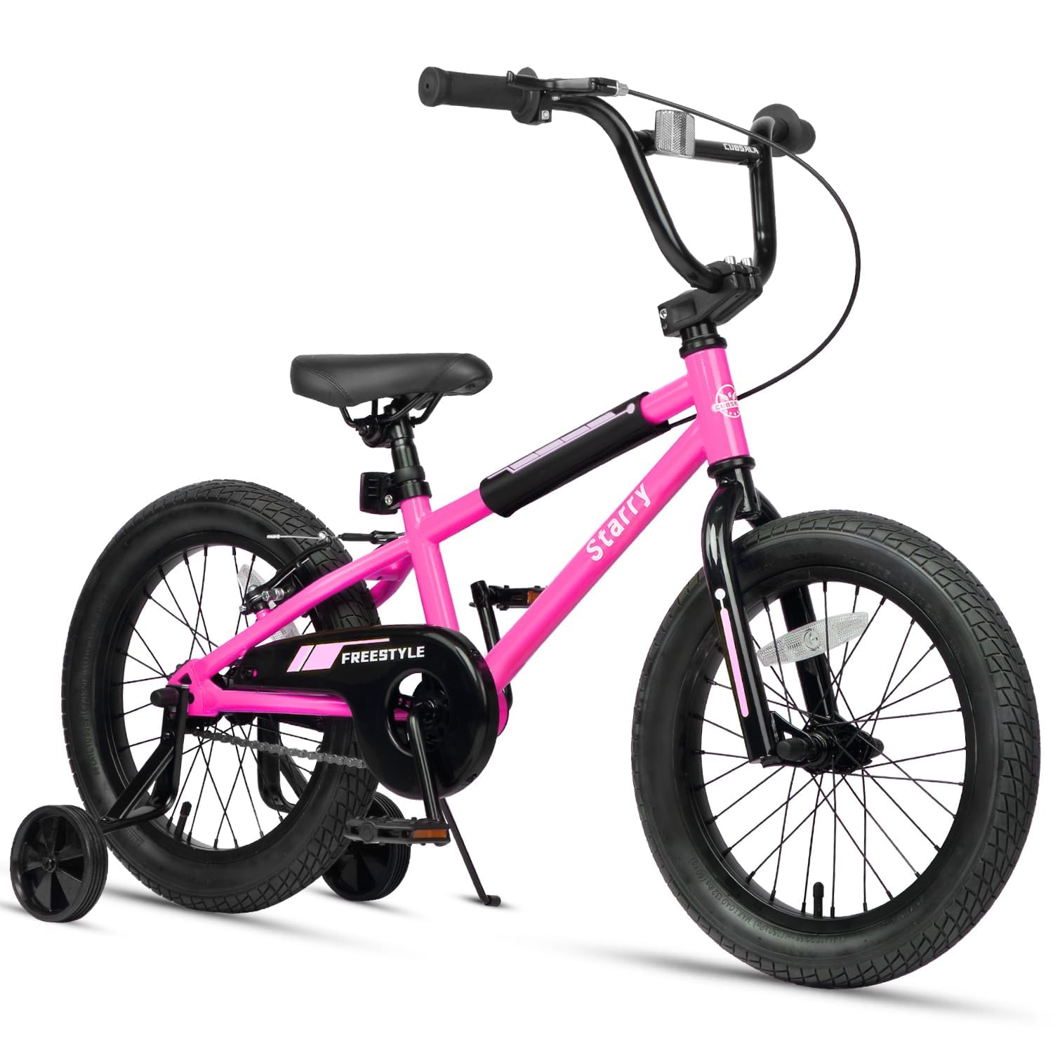 12 14 16 18 Inch Kids Bike BMX Style Bicycle with Training Wheels Coaster Brake for 2-10 Years Old Toddlers Boys Girls Multiple Colors
