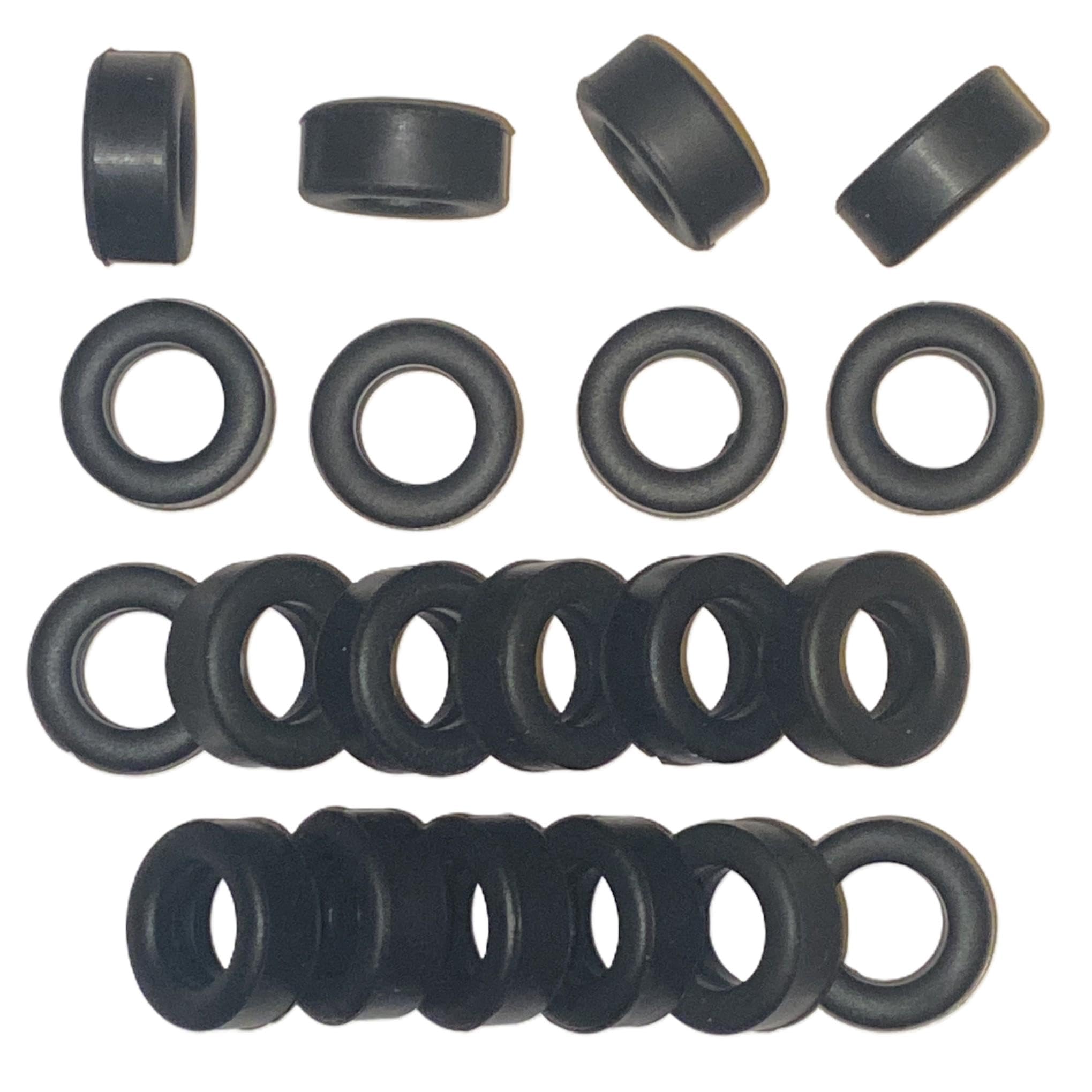SSC 100 Front J Type Tyres for Slot Cars, 9mm Wide Super Grip Tyres, Replacement Tyres Compatible for Indy Modern F1 Cars, Spare Tyres for Scalextric Slot Cars, Slot Car Accessories — image 1