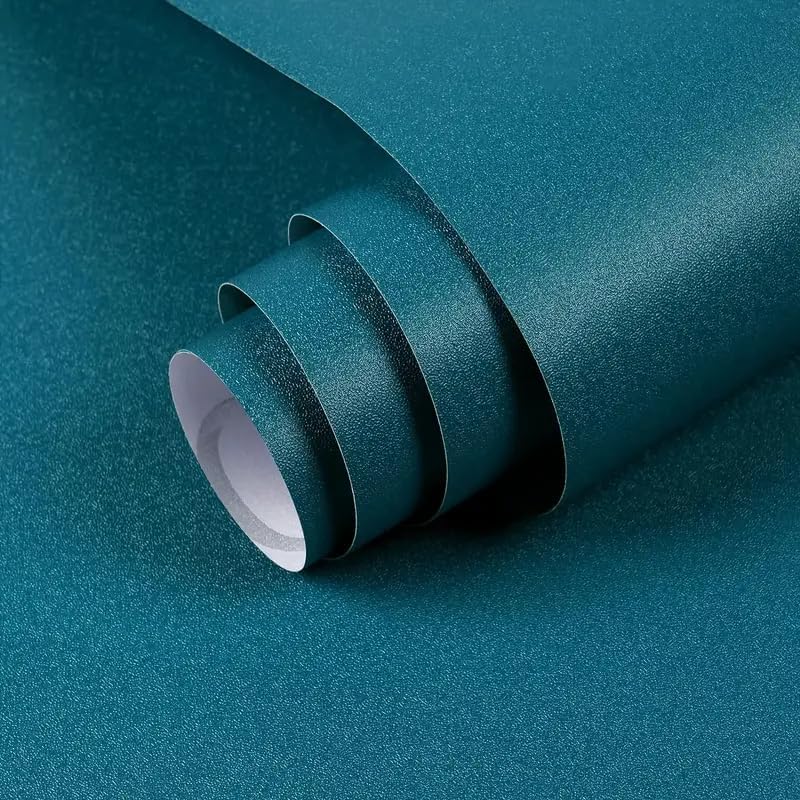 Green Wallpaper for Wall Sticker for Home,Office 45.5x305cm 14 SQFT Sticker Peel and Sticker Removable Self Adhesive Waterproof (Pack of 1)