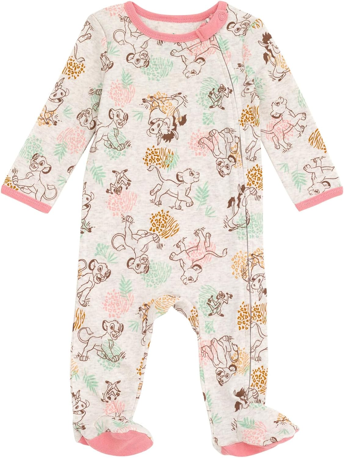 Disney Baby Girls 2 Pack Zip Up Sleep N' Plays Newborn to Infant Sizes (Newborn - 24 Months) - Image 3