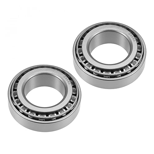 Miniatura 8 de uxcell - Juego de rodamientos cónicos de rodillos con cono único y vaso de carrera exterior