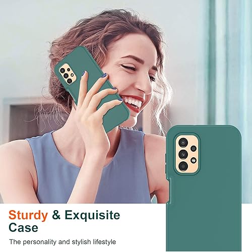 Miniatura 13 de LeYi Funda para teléfono Galaxy A13 5G: Funda Samsung Galaxy A13 5G con [2 protectores de pantalla de vidrio templado], funda protectora de silicona