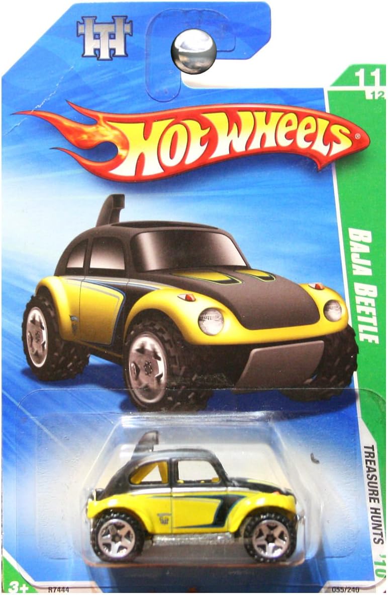 Hot Wheels 2010 Treasure Hunts Baja Beetle VW Volkswagen Bug Yellow