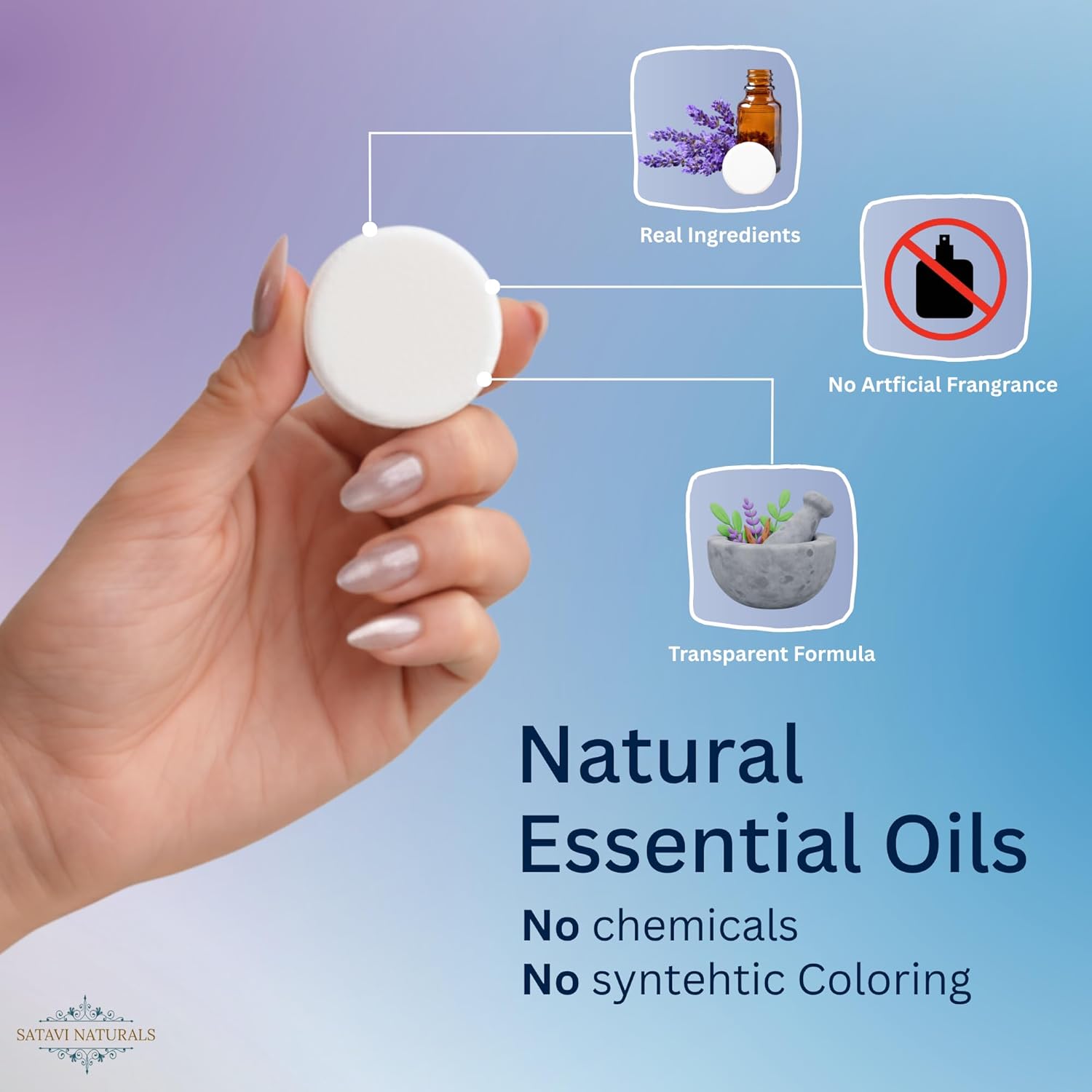 Variety Shower Steamers (5-Pack) - Aromatherapy Valentine’s Day Gifts for Her - 5 Unique Essential Oil Scents for Relaxation & Stress Relief - Image 2